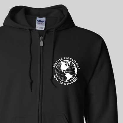 Shatter Worldwide Full-Zip Adult Sweatshirt